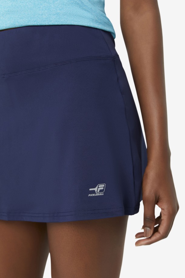 Pantalón Corto Con Cola Volantes Pickleball Azul Marino Outlet