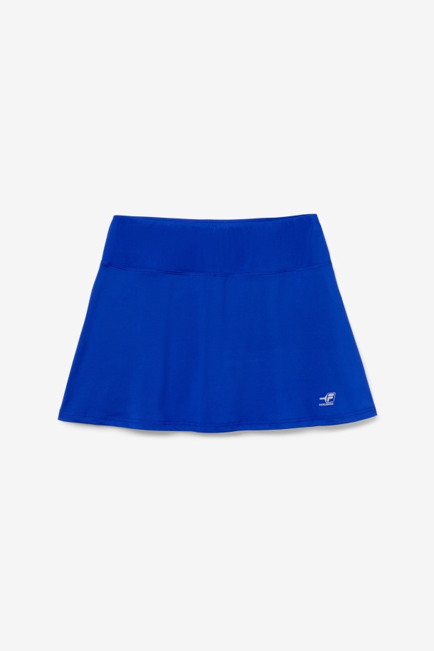 Falda Pantalón Con Volantes Pickleball Azul Atómico Fila Outlet