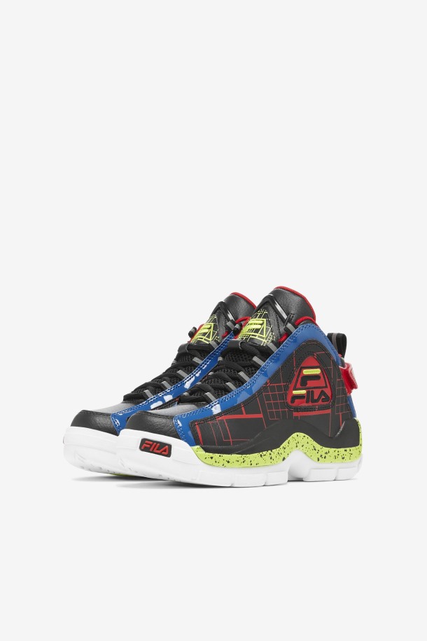 Fila Para Niños Grandes Grant Hill 2 Negro/azul/rojo
