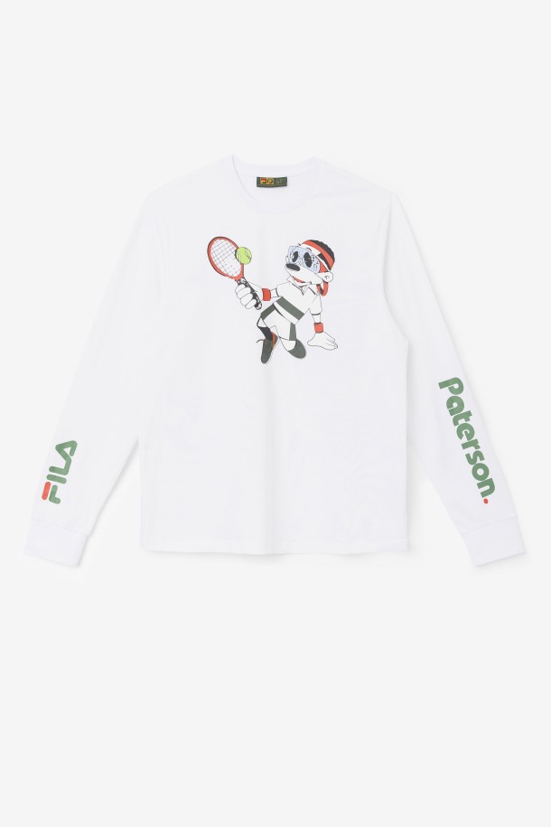 Fila Outlets Blanco Fila X Paterson Camiseta De Manga Larga