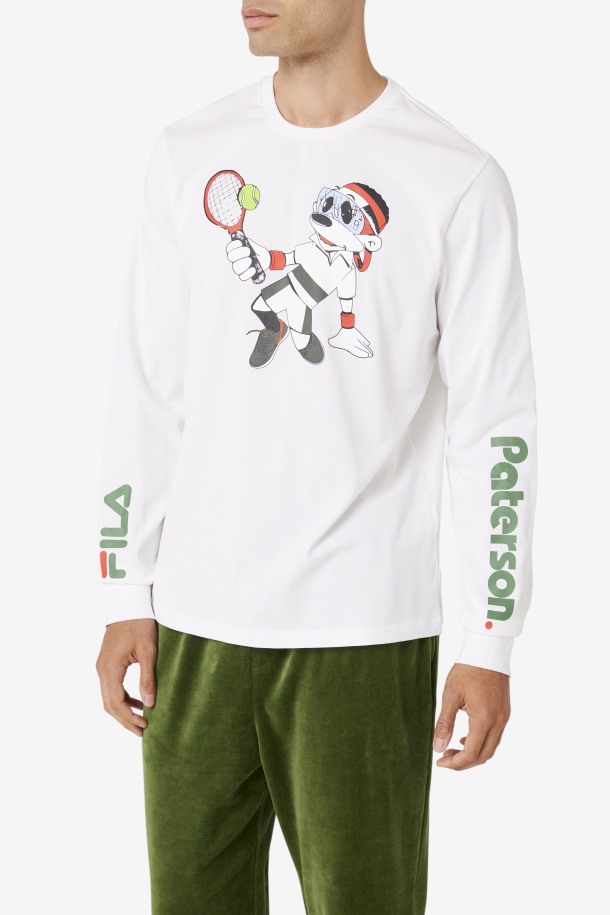 Fila Outlets Blanco Fila X Paterson Camiseta De Manga Larga