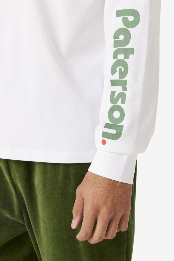 Fila Outlets Blanco Fila X Paterson Camiseta De Manga Larga