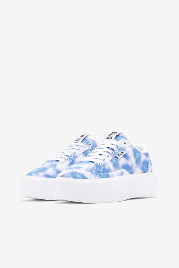 Suela Fila Outlet Bright Cobalt/storm Blue/white Mujer Sandblast Tie Dye