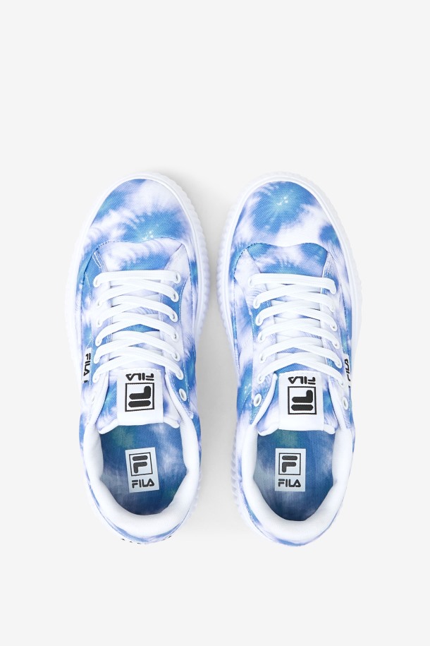 Suela Fila Outlet Bright Cobalt/storm Blue/white Mujer Sandblast Tie Dye