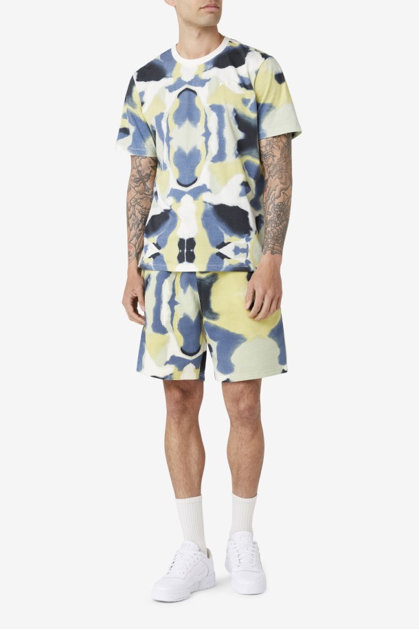 Camiseta Estampada Con Puntos De Cola De Pinceladas