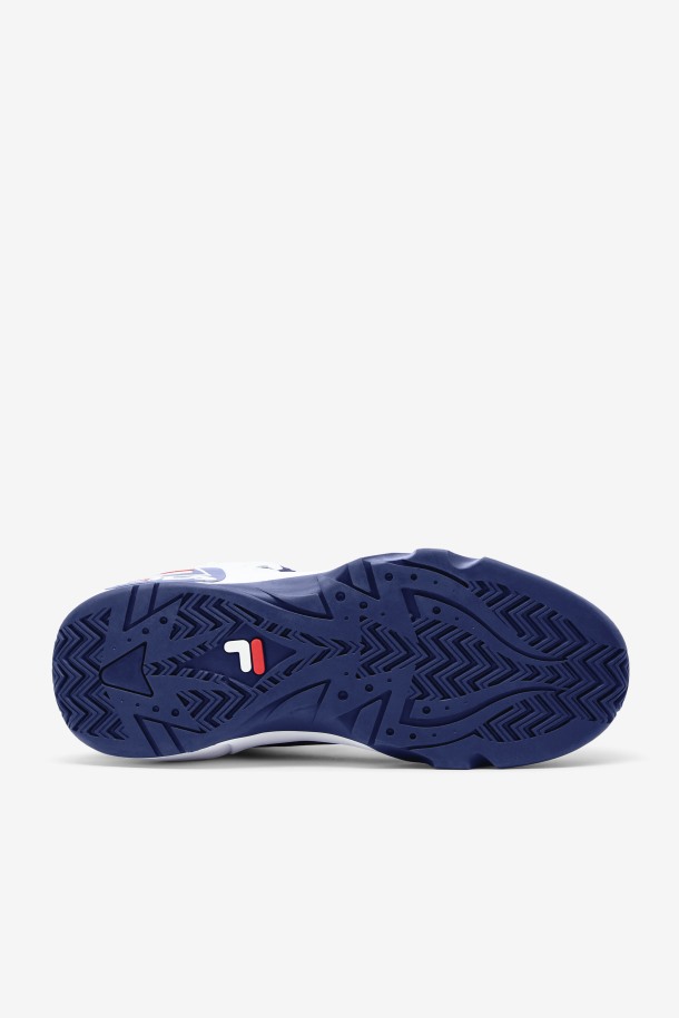 Fila Outlets Hombre Grant Hill 1 Blanco/azul Marino/rojo