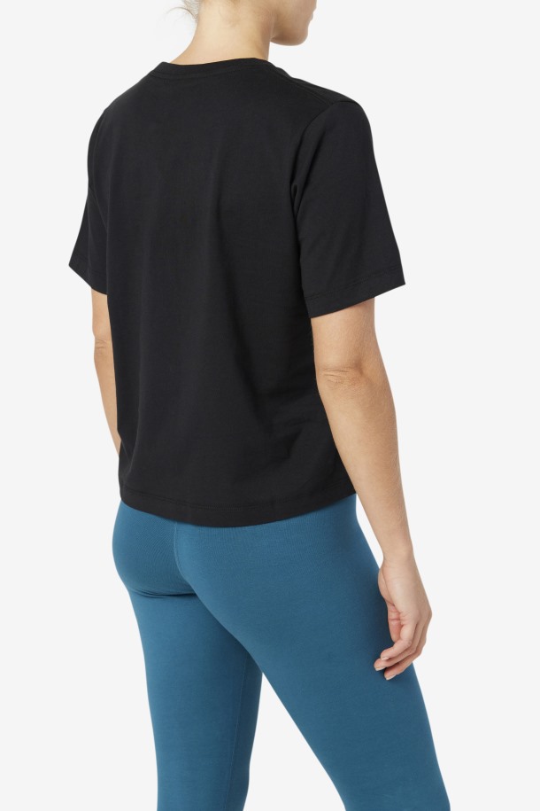 Camiseta Negra Thea Queue Outlet