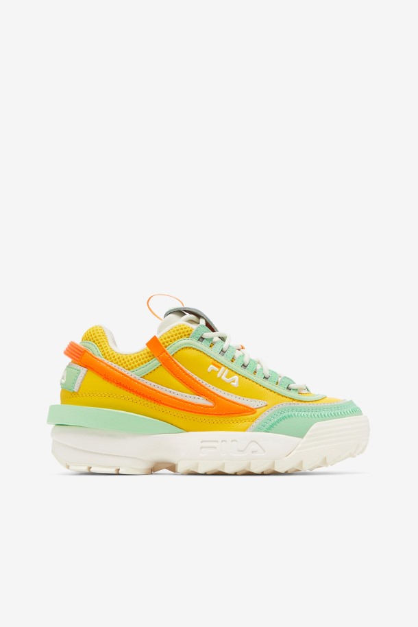 Mujer Disruptor 2 Exp Limón/verde Ceniza/naranja Fila Outlet