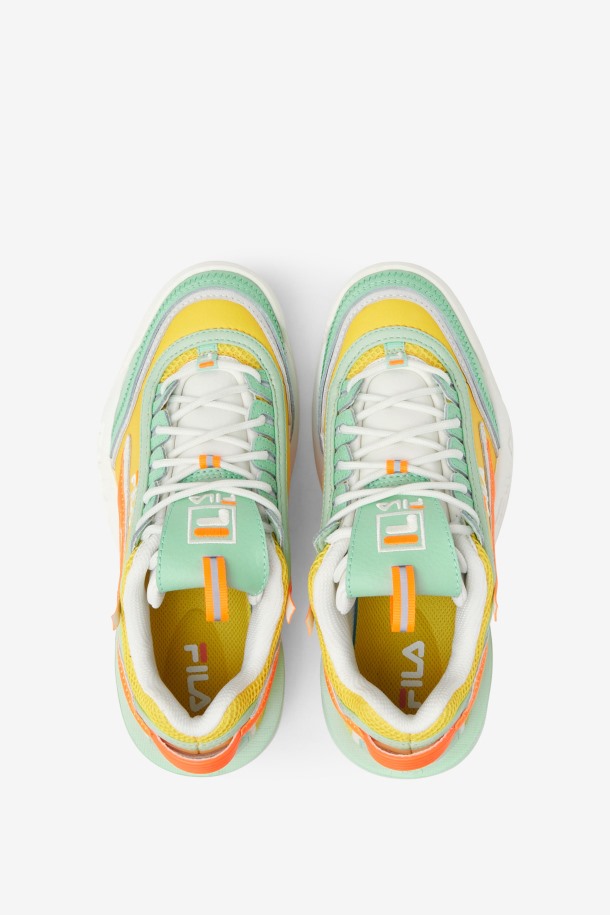 Mujer Disruptor 2 Exp Limón/verde Ceniza/naranja Fila Outlet