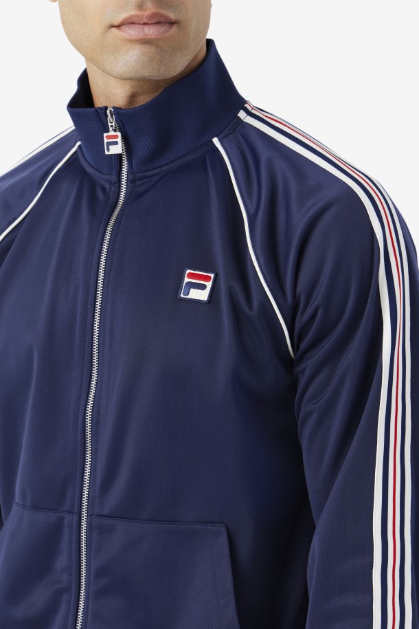 Fila Outlets Lavin Track Jacket Navy/egret/red