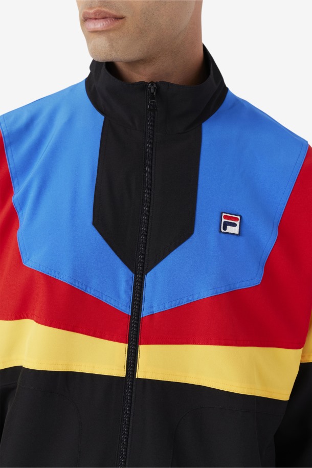 Amar Chaqueta De Chándal Fila Outlets Negro/dorado/rojo/azul/blanco
