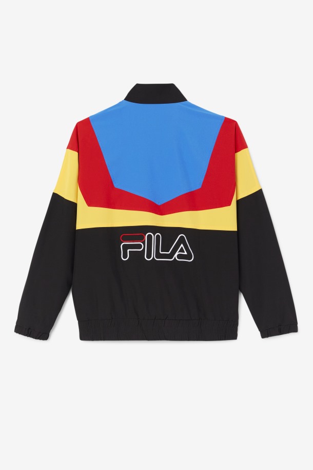 Amar Chaqueta De Chándal Fila Outlets Negro/dorado/rojo/azul/blanco