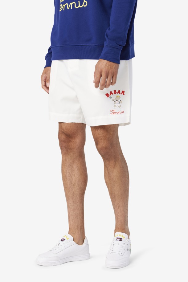 Zapatillas Fila Blanco/beacon Blue/firey Red Fila X Rb Babar Marckus Short
