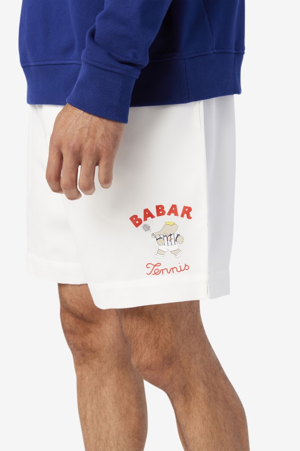 Zapatillas Fila Blanco/beacon Blue/firey Red Fila X Rb Babar Marckus Short