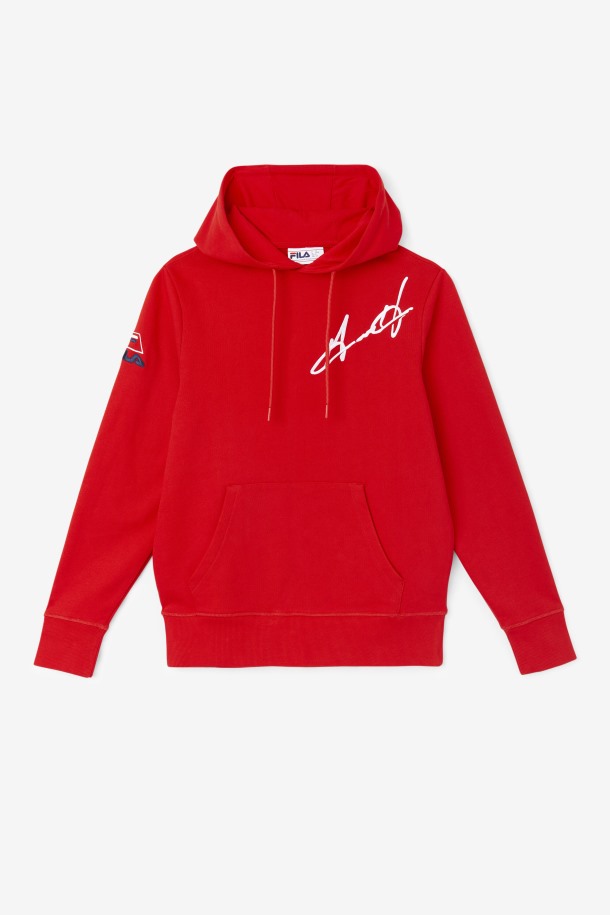 Fila Outlets Grant Hill Lazarus Sudadera Con Capucha Rojo