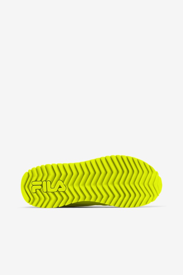 Zapatillas Fila Mujer Orbit Stripe Amarillo/negro/blanco Brillante
