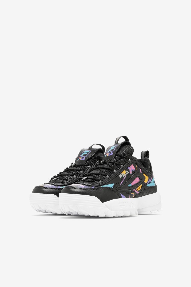 Fila Outlets Big Kids\' Disruptor 2 Premium Black/bubblegum/white