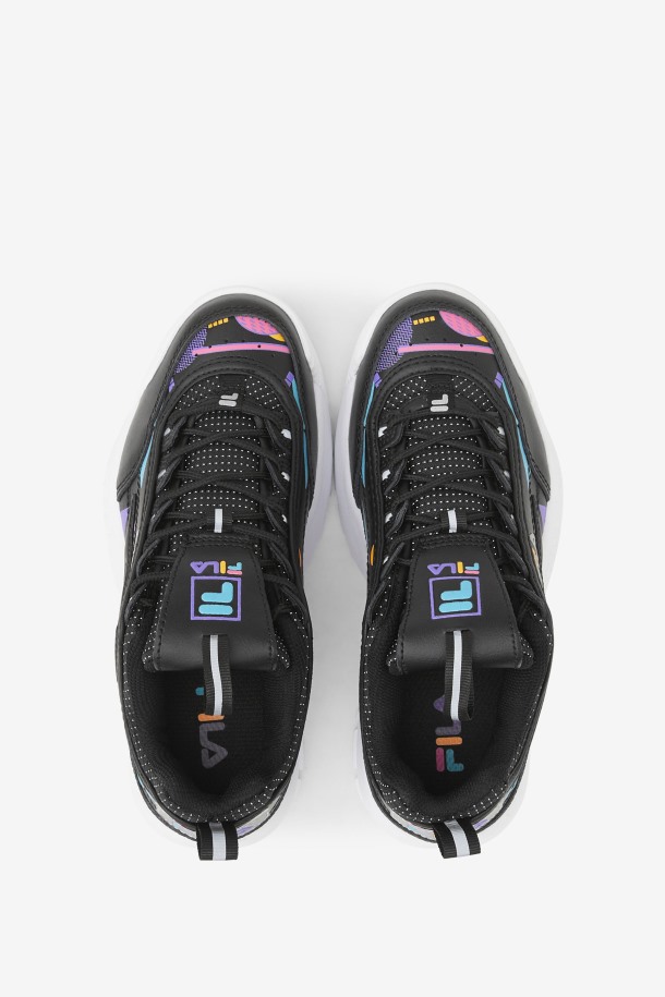 Fila Outlets Big Kids\' Disruptor 2 Premium Black/bubblegum/white
