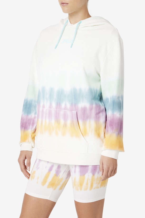 Sudadera Aerolynn Tie Dye Blanco Tie Dye Fila Outlet