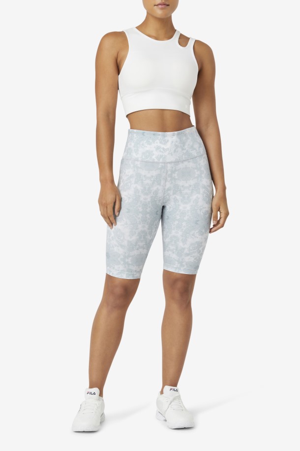 Sujetador Top Uplift Slice Crop Top Blanco Fila Outlet