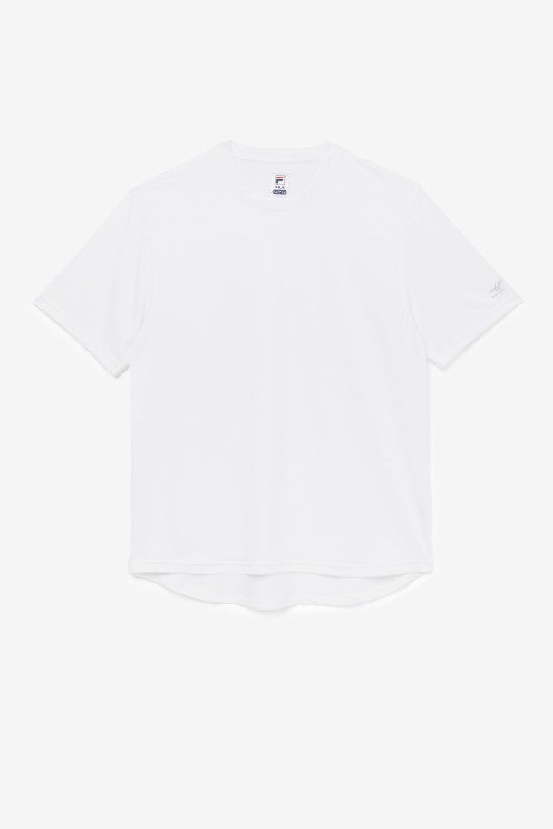 Fila Pickleball Blanca Con Dobladillo Festoneado
