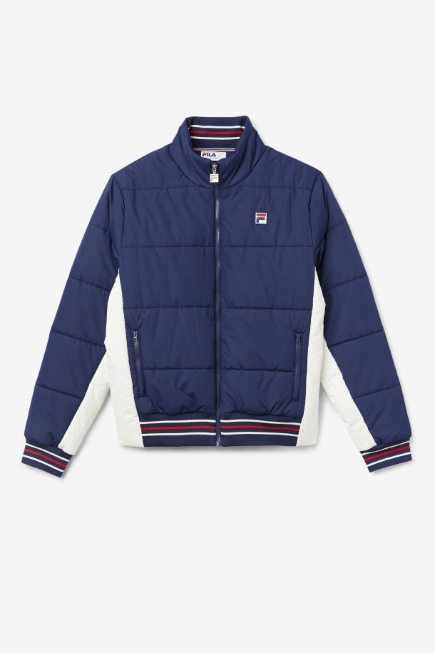 Chaqueta Acolchada Watson Outlet Queue Peacoat/gardenia