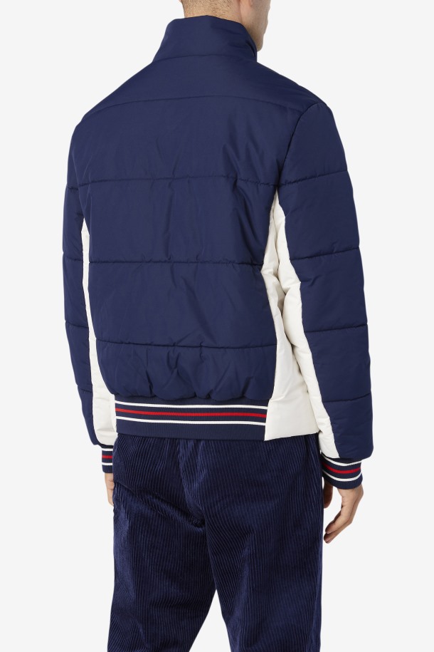 Chaqueta Acolchada Watson Outlet Queue Peacoat/gardenia