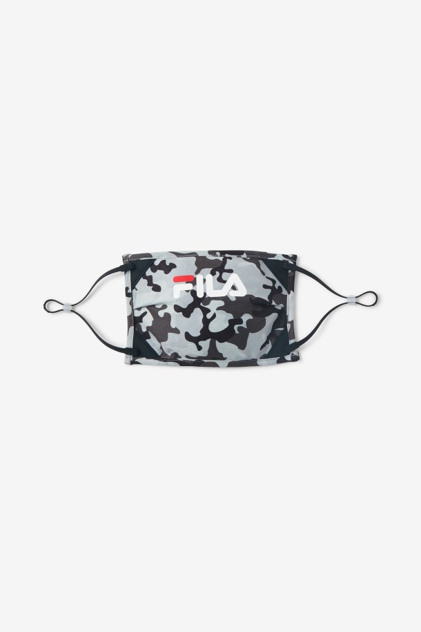 Mascarilla Ajustable Negro/gris Camuflaje Fila Outlet