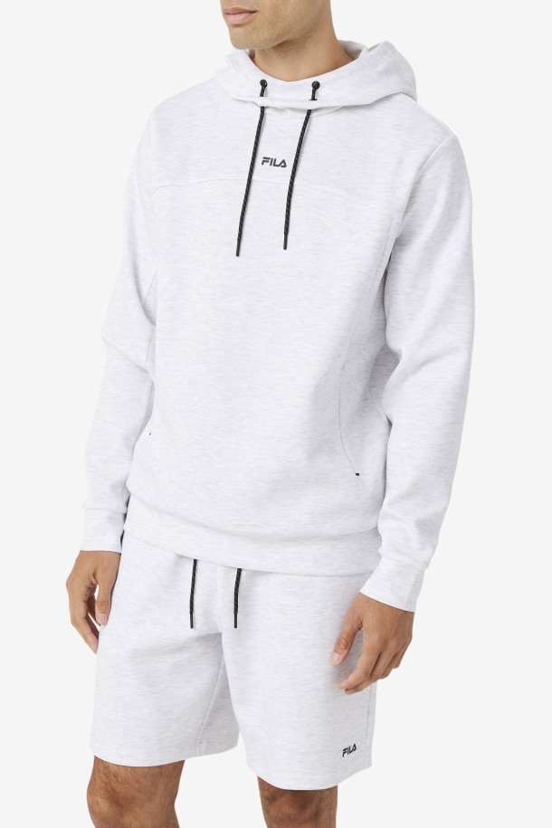 Aadheen Sudadera Con Capucha Whiteed Marl/black Fila Outlet