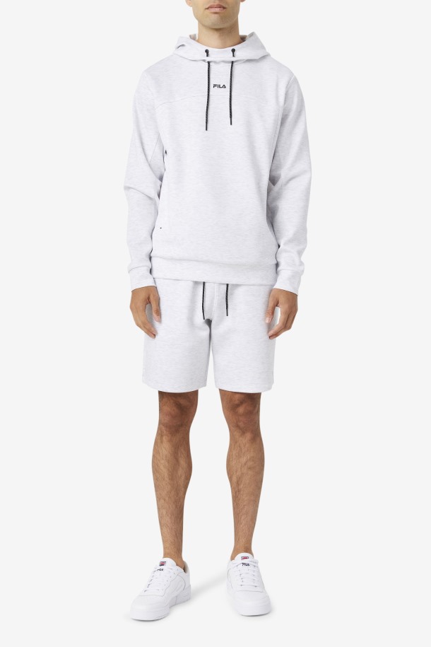 Aadheen Sudadera Con Capucha Whiteed Marl/black Fila Outlet