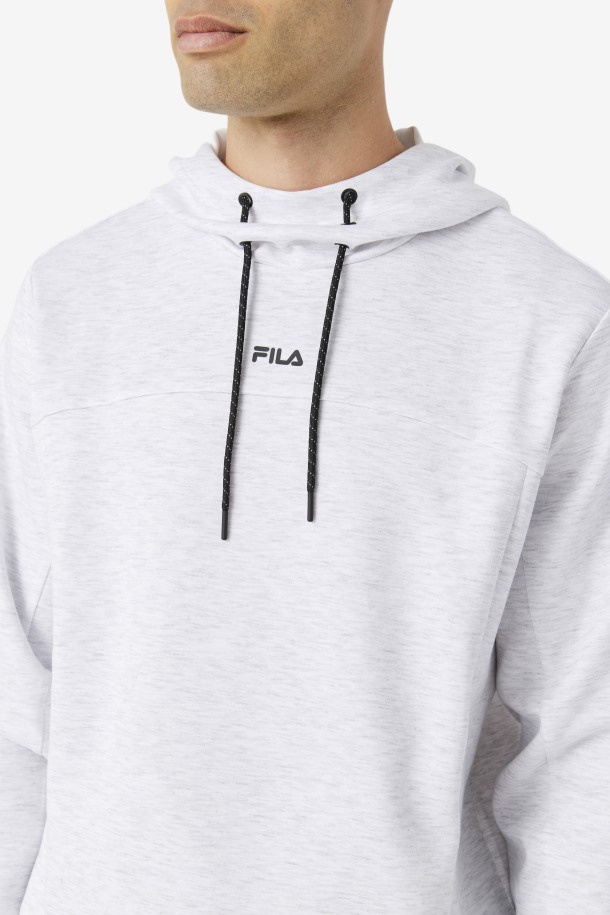 Aadheen Sudadera Con Capucha Whiteed Marl/black Fila Outlet