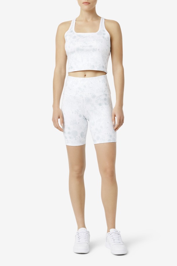 Culotte Corto Reversible Blanco/blanco Lucent Amirra Para Mujer Fila Outlet