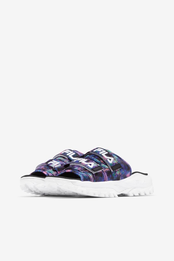 Zapatillas Fila Mujer Tie Dye Outdoor Multi/negro/blanco