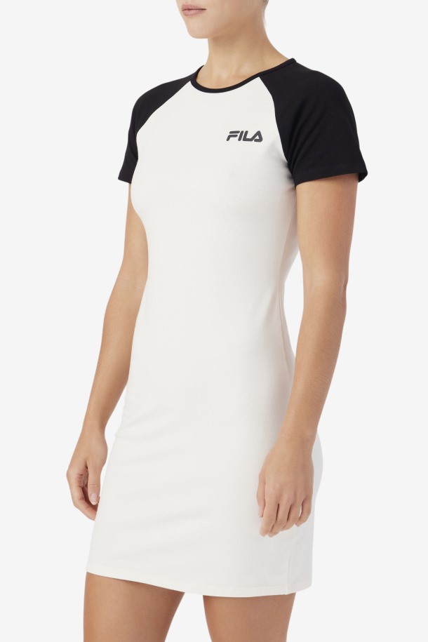 Vestido Kyra Gardenia/black Queue Outlet