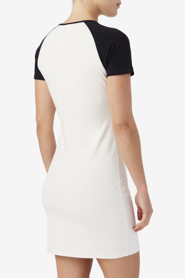 Vestido Kyra Gardenia/black Queue Outlet