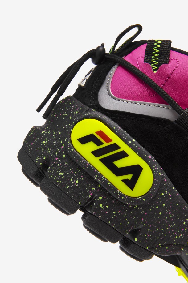Mujer Grant Hill 1 X Trailpacer Rosa Resplandor/negro/amarillo Fila Outlet