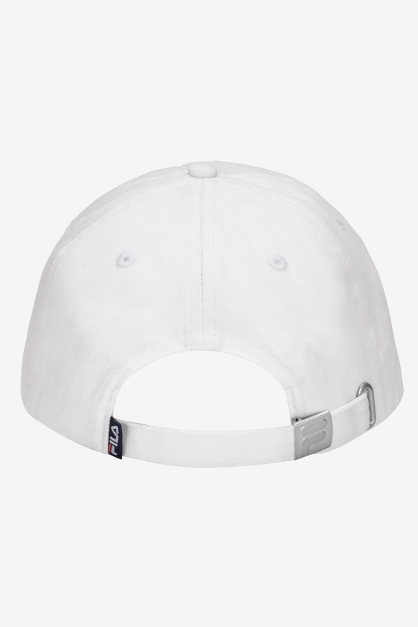 Gorra De Béisbol Blanca Con Logo Bordado De Fila Outlets