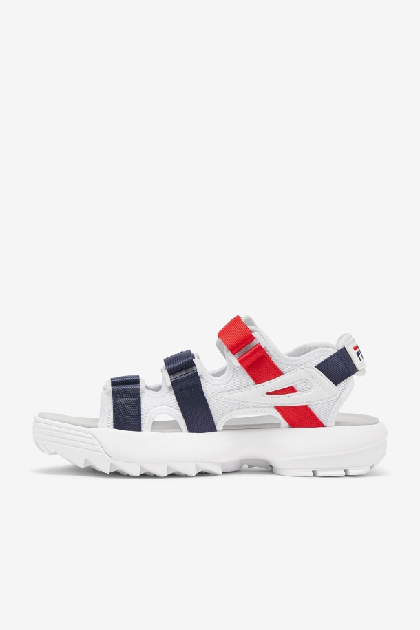 Zapatillas Fila Outlet Hombre Disruptor Blanco/azul Marino/rojo