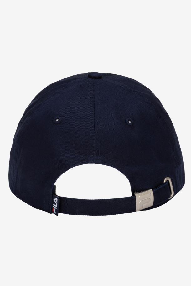 Gorra De Béisbol Con Logo Bordado De Fila Outlets Azul Marino