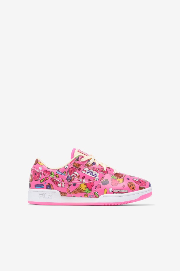Sugar Plum/purple/limon Fila Outlets Fitness Original Para Niños Grandes