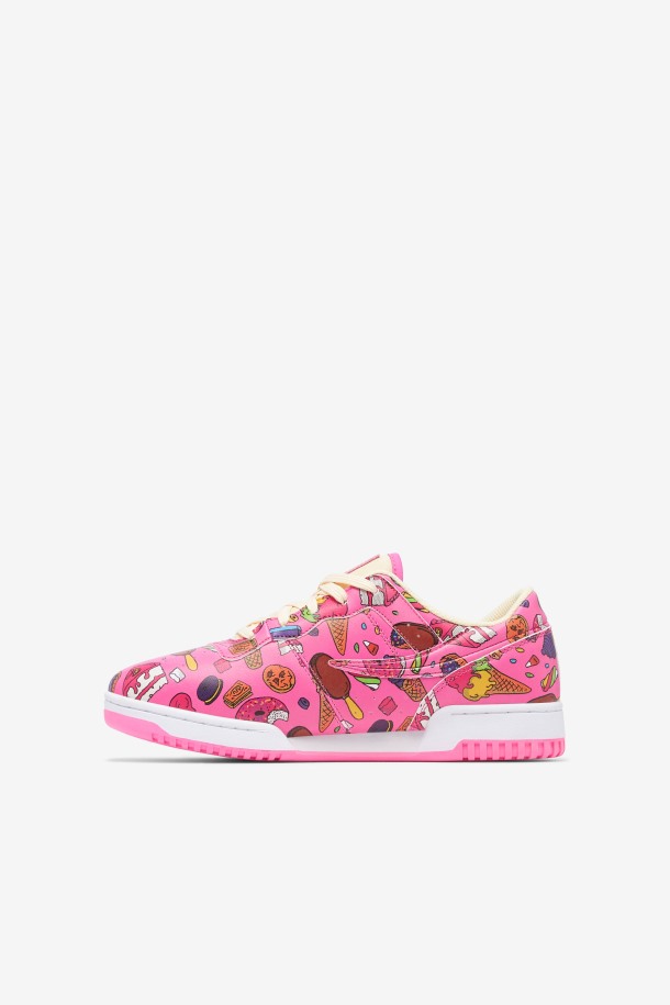 Sugar Plum/purple/limon Fila Outlets Fitness Original Para Niños Grandes