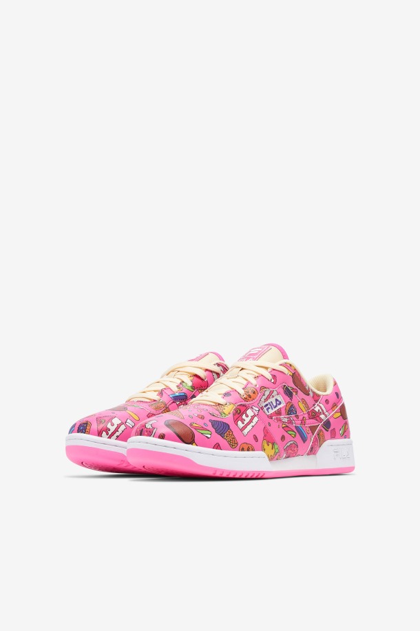 Sugar Plum/purple/limon Fila Outlets Fitness Original Para Niños Grandes