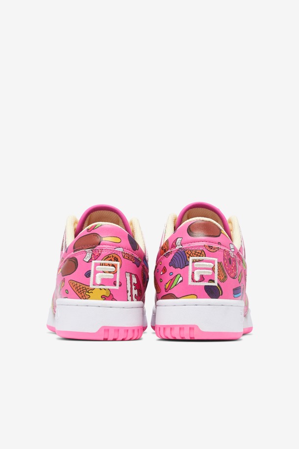 Sugar Plum/purple/limon Fila Outlets Fitness Original Para Niños Grandes
