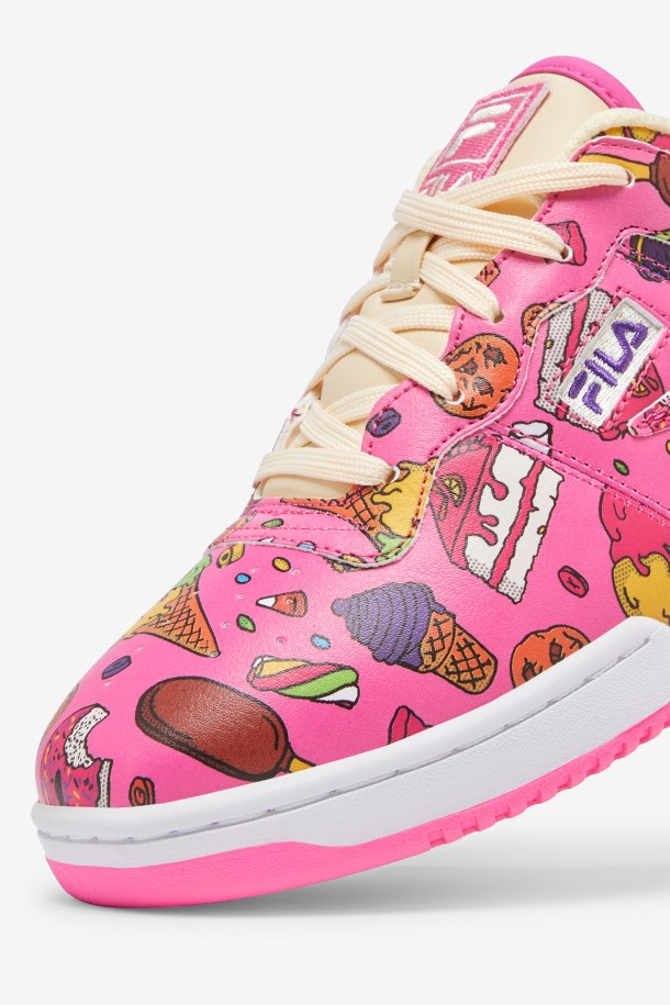 Sugar Plum/purple/limon Fila Outlets Fitness Original Para Niños Grandes