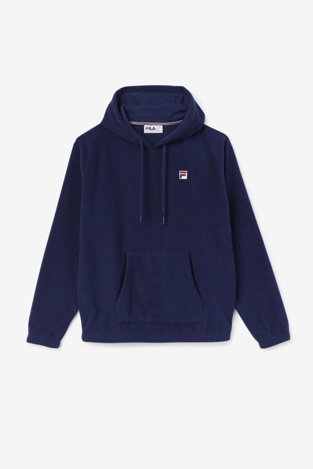 Fila Outlets Finn Fleece Sudadera Con Capucha Azul Marino