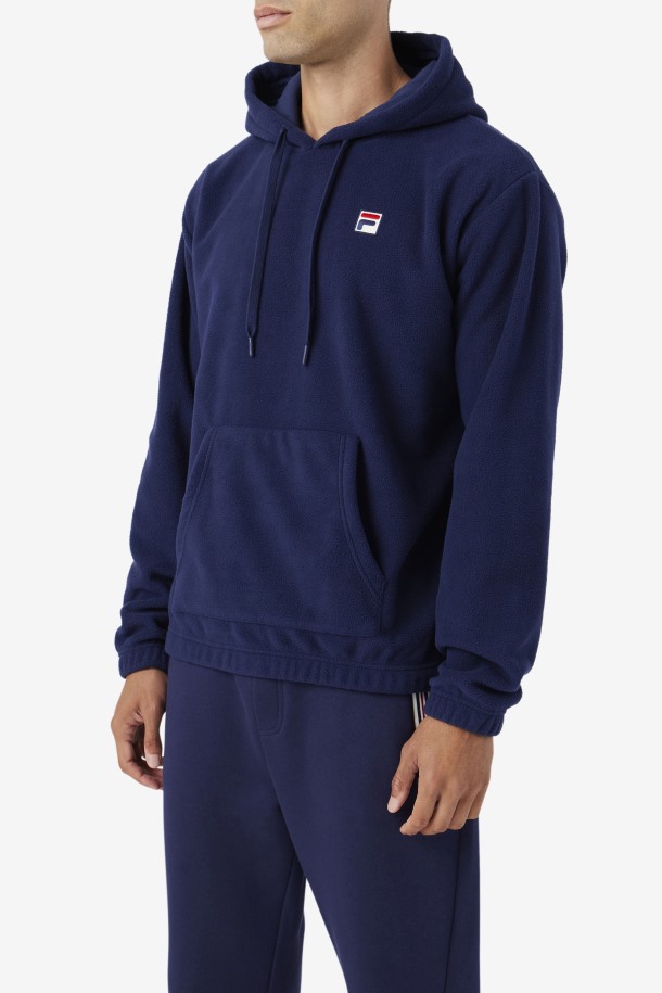 Fila Outlets Finn Fleece Sudadera Con Capucha Azul Marino