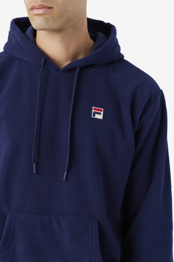 Fila Outlets Finn Fleece Sudadera Con Capucha Azul Marino