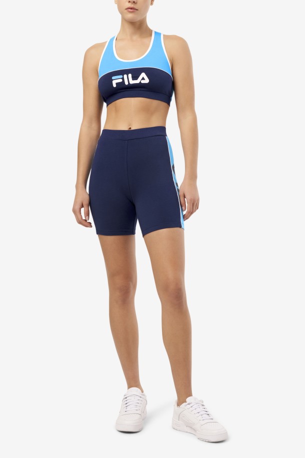 Short Davina Bike Short Fila Outlet Azul Marino