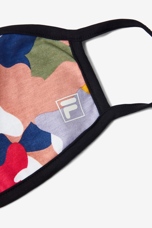 Mascarilla Facial De Tela Multicolor Rainbow Camo Fila Outlets