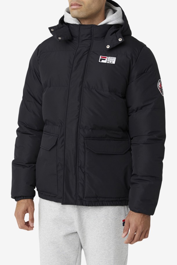 Chaqueta Acolchada Otler Outlet Fila Negro